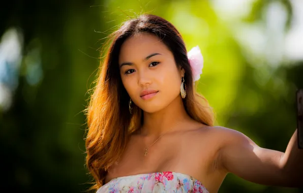 Look, girl, model, hair, Asian, jasmin