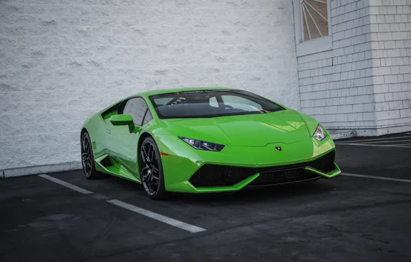 Picture Lamborghini, Green, Huracan