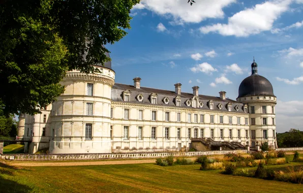 Picture castle, France, architecture, France, The Castles Of The Loire, Loire Valley, Castle of Valencay, Valenciennes