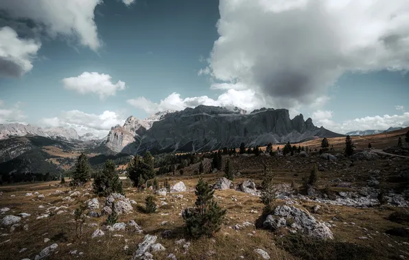 Picture the sky, mountains, nature