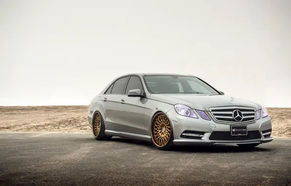 Picture Mercedes, wheels, E-class, Mercedes, E350, frontside