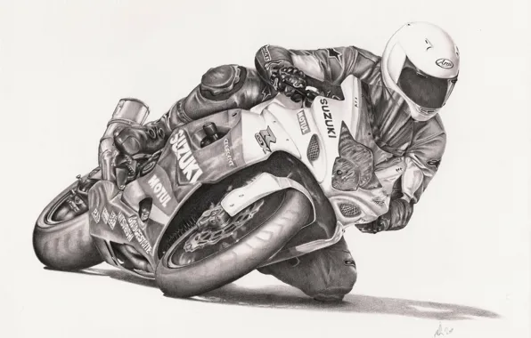 Picture figure, motorcycle, race, bike