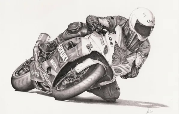 Figure, motorcycle, race, bike