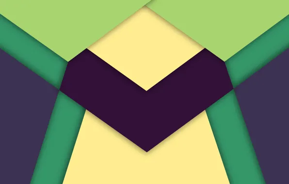 Line, blue, green, Android, geometry, material