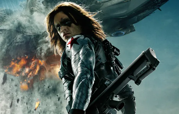 Marvel, Soldier, 2014, Captain America The Winter Soldier, Sebastian Stan