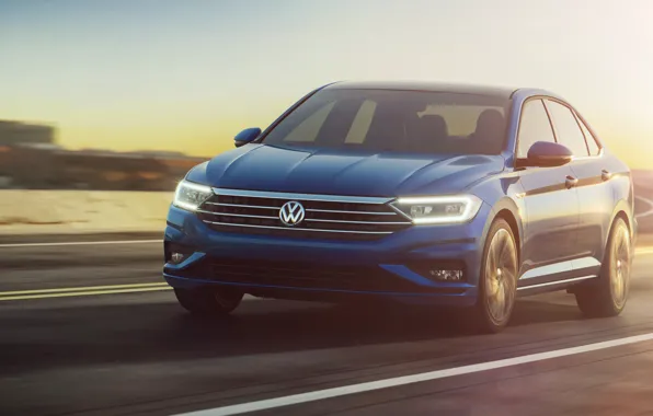 Lights, Volkswagen, Jetta, sedan, 2019