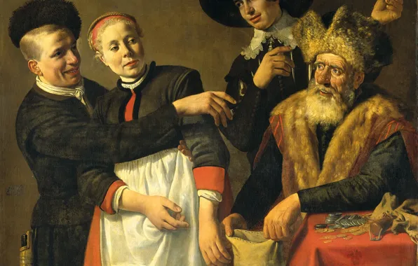 Oil, picture, canvas, Mooy-Aal and its Fans, Nicolaes Moeyaert