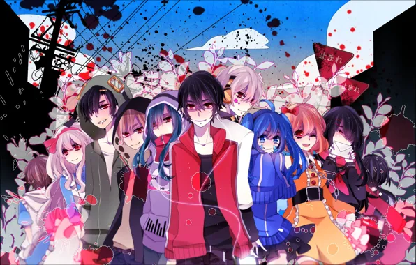 Anime, art, Kagerou Project, The project "hot Fog", Project a Sultry mist