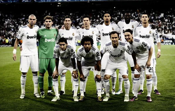 Picture Champions League, Real Madrid, Team, Santiago Bernabeu