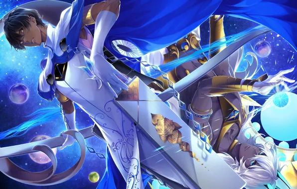 Space, bow, arrow, guys, servants, Archer, Berserker, Fate / Grand Order