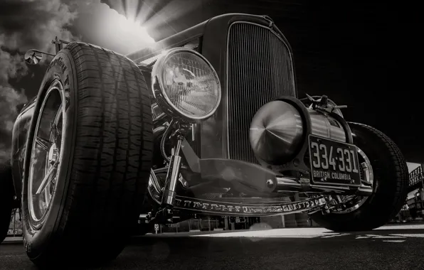 Retro, Ford, Ford, classic, the front, 1932, hot rod