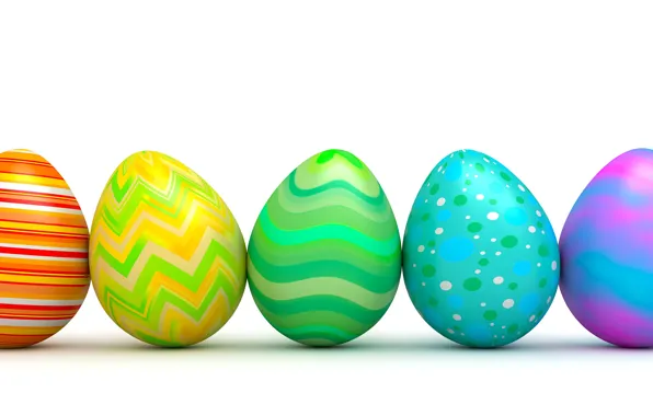 Picture eggs, Easter, colorful