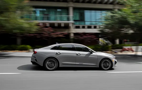 Sedan, side view, KIA, Kia, Optima, 2020, 2021, fastback