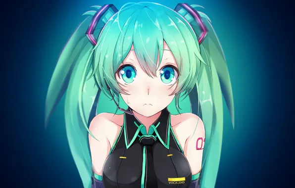 Picture look, vocaloid, hatsune miku, Vocaloid, Hatsune Miku