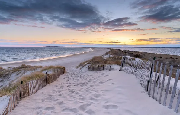 Picture sea, beach, Rhode Island, Watch Hill