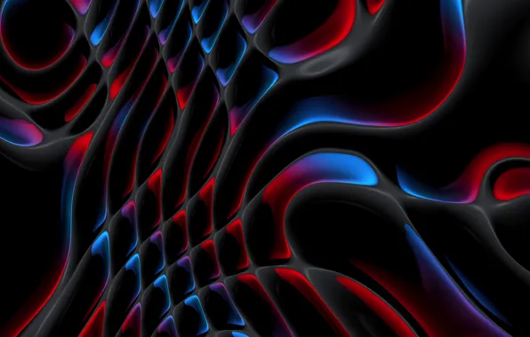 Picture light, line, color, curves, twilight, the volume