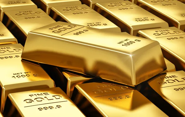 Metal, gold, bullion, value
