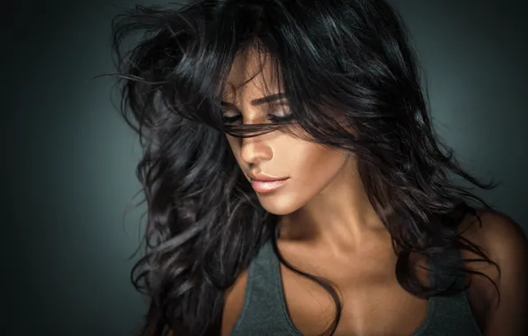 Girl, face, hair, portrait