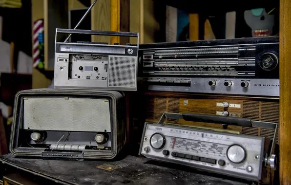 Background, radio, receiver