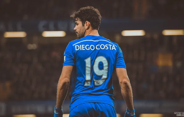 Picture Diego, Chelsea, forward, Chelsea, Striker, Forward, Diego Costa, Adobe lightroom