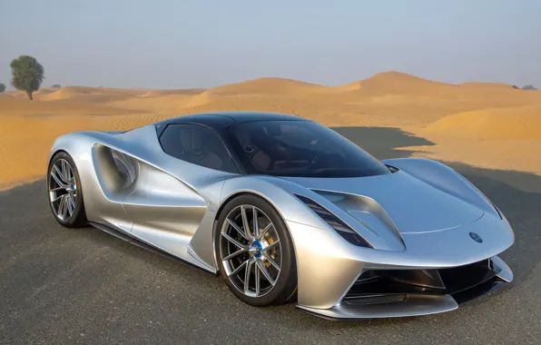 Road, Wheel, Lotus, Lights, Supercar, Dunes, 2020, Electric car