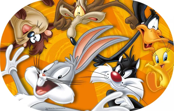 Picture Daffy Duck, Foghorn Leghorn, Tweety, The Tasmanian devil, Daffy Duck, Looney Tunes, Bugs Bunny, Bugs …