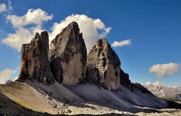 Italy, The Three Peaks Of Lavaredo, The three Peaks of Lavaredo, Dolomites