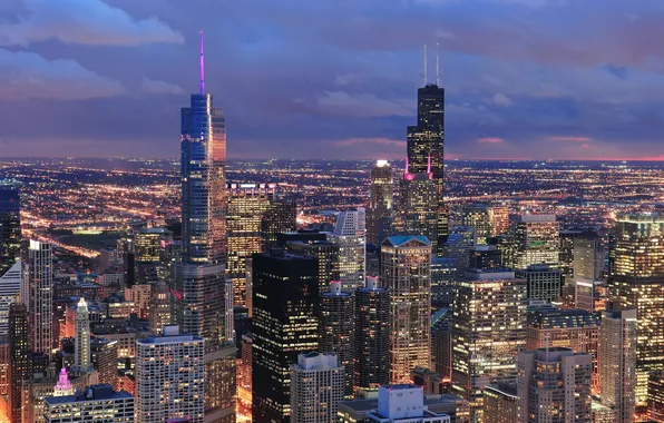 City, the city, Chicago, USA, Chicago, Illinois