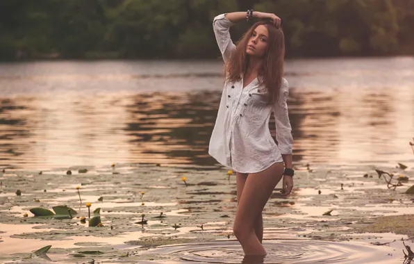 Legs, in the water, Kseniya Kokoreva