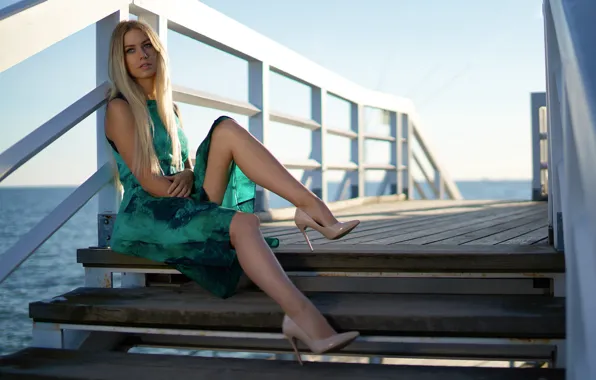 Dress, legs, the beauty, Monika, Jörgen Petersen