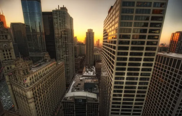 Picture the city, Chicago, USA, USA, Chicago, illinois, Illinois, TribuneTower