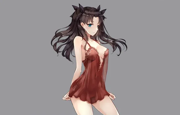 Picture girl, sexy, cleavage, long hair, boobs, anime, beautiful, pretty