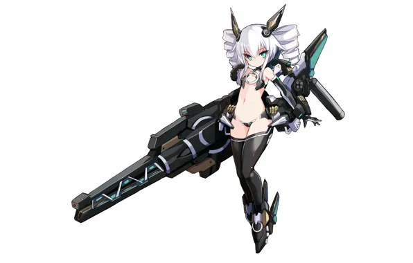 Girl, fantasy, sexy, cleavage, thighhighs, green eyes, long hair, boobs
