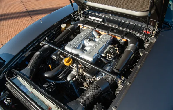 Porsche, 1989, sports car, the only instance, under the hood, Low-rise building, car engine, Porsche …