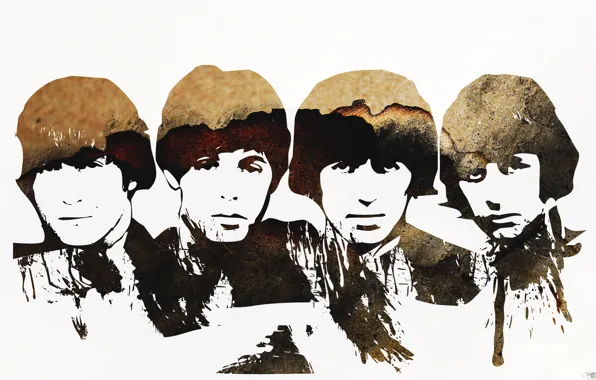 Picture music, figure, The Beatles, rock, The Beatles, legends, Beatles, talent