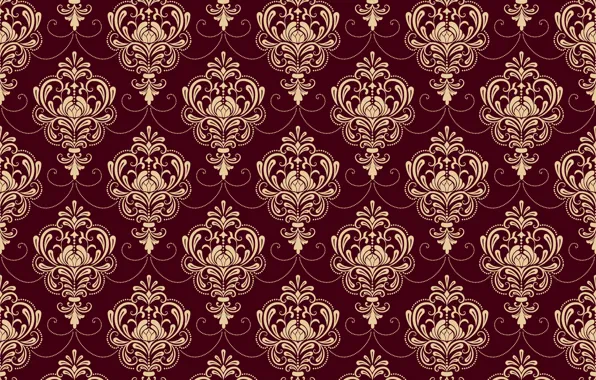 Background, ornament, style, vintage, Burgundy, ornament, seamless, victorian