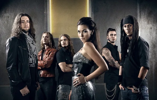 Picture metal, girl, rock, sexy, band, singer, Amaranthe