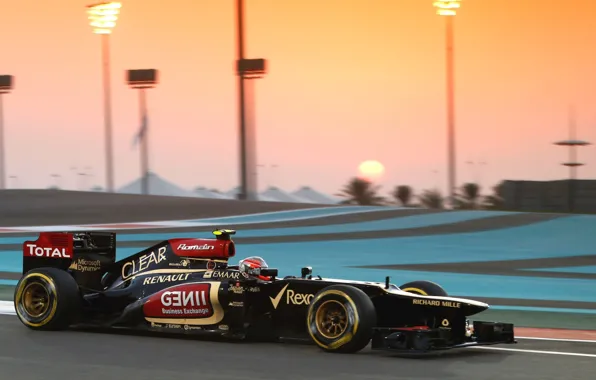 Picture Lotus, Formula 1, E21, Romain Grosjean