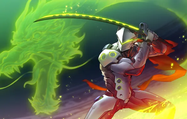Game, Blizzard Entertainment, Overwatch, Genji