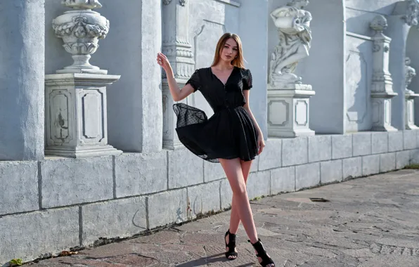 Dress, legs, Sergey Olszewski, Angelica Prokopcov