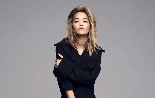 Look, girl, face, pose, photo, hair, portrait, Rita Ora