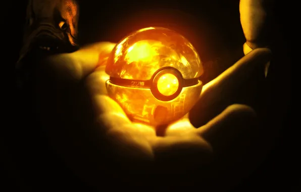 Hands, art, pokeball
