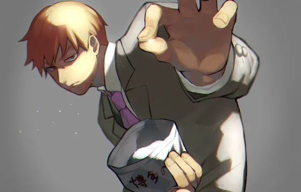 Art, male, salt, Mob Psycho 100, Mob psycho 100, Arataka, Reigate