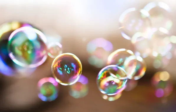 Picture summer, bubbles, childhood, background, Wallpaper, mood, bubbles, day