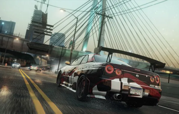 Nissan, 2012, Need for Speed, nfs, Skyline, R34, Most Wanted, NSF