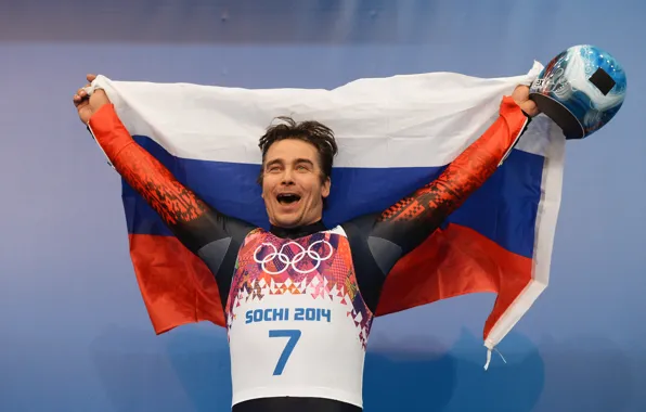 Russia, Luge, Sochi 2014, The XXII Winter Olympic Games, Albert Demchenko