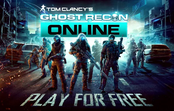 Weapons, soldiers, Online, Ghost Recon, Tom Clancy's, Tom Clancy, Ghost Recon Online, Squad Ghost