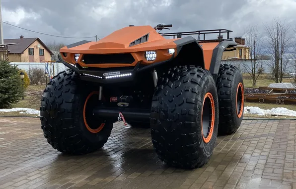 Technique, ATV, big wheels