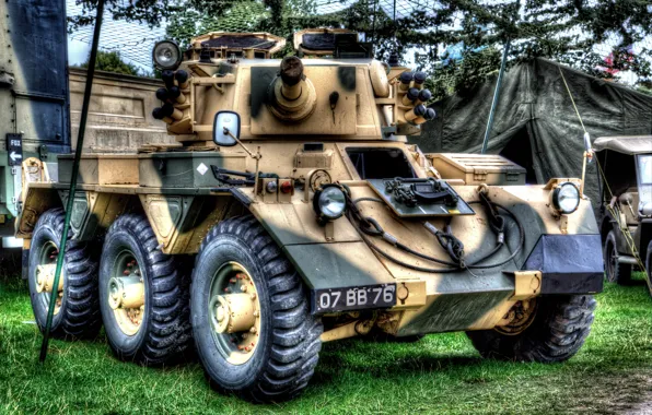 Picture HDR, armored car, "Saladin", Saladin