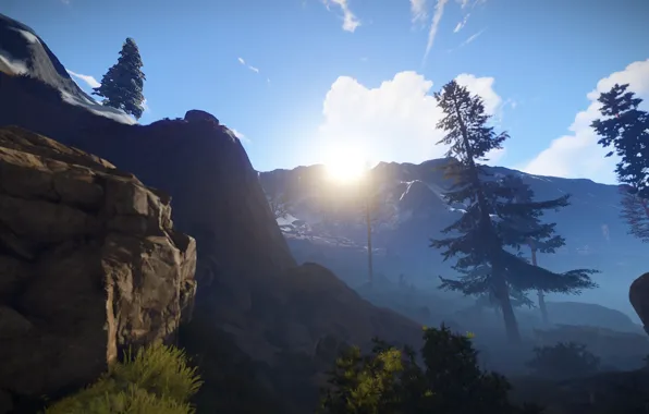Sunset, sun, solace, Rust, game 2015, game 2016